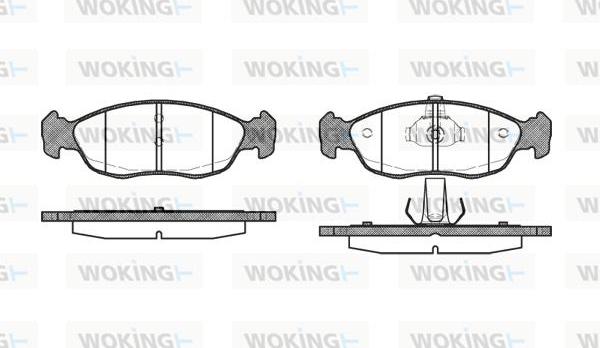 Woking P5613.10 - Komplet Pločica, disk-kočnica www.molydon.hr