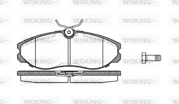 Woking P5623.00 - Komplet Pločica, disk-kočnica www.molydon.hr