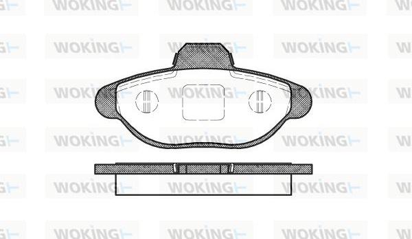 Woking P5143.10 - Komplet Pločica, disk-kočnica www.molydon.hr