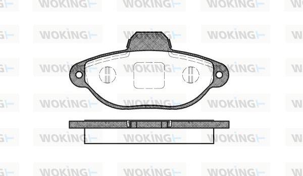 Woking P5143.20 - Komplet Pločica, disk-kočnica www.molydon.hr