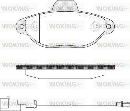 Woking P5143.22 - Komplet Pločica, disk-kočnica www.molydon.hr