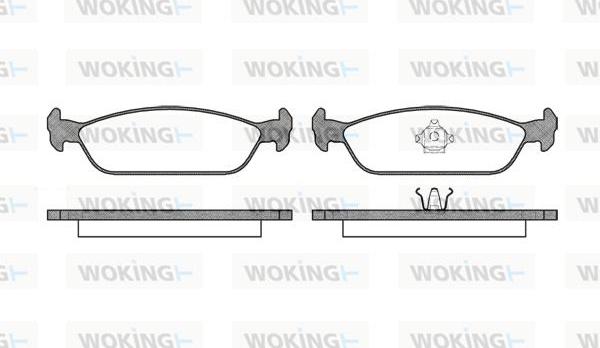 Woking P5113.00 - Komplet Pločica, disk-kočnica www.molydon.hr