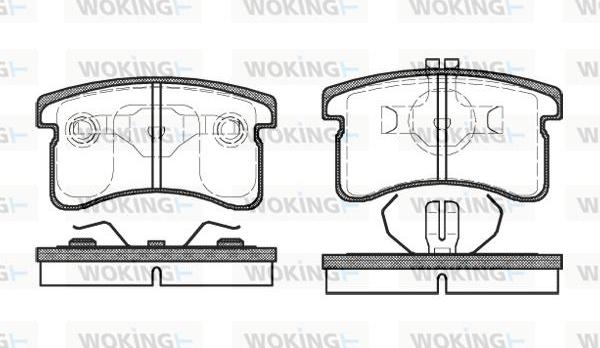 Woking P5893.00 - Komplet Pločica, disk-kočnica www.molydon.hr