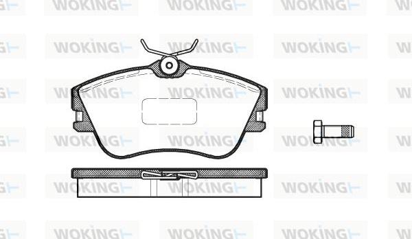 Woking P5803.00 - Komplet Pločica, disk-kočnica www.molydon.hr