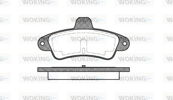 Woking P5333.00 - Komplet Pločica, disk-kočnica www.molydon.hr