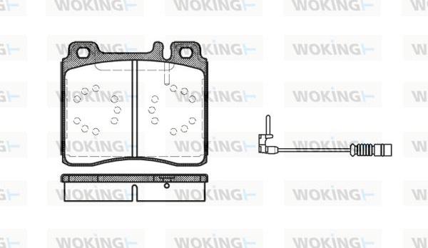 Woking P5203.02 - Komplet Pločica, disk-kočnica www.molydon.hr