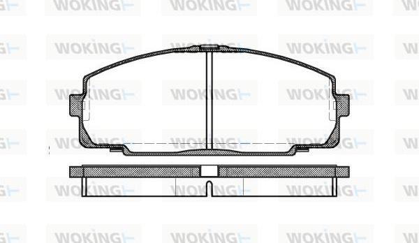 Woking P5213.00 - Komplet Pločica, disk-kočnica www.molydon.hr