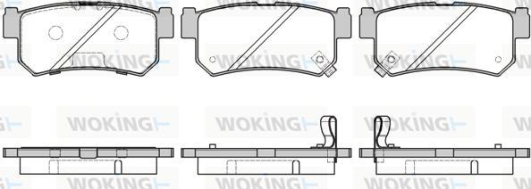 Woking P6463.42 - Komplet Pločica, disk-kočnica www.molydon.hr