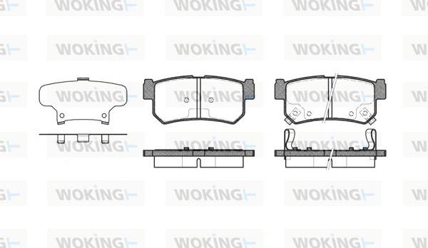 Woking P6463.62 - Komplet Pločica, disk-kočnica www.molydon.hr