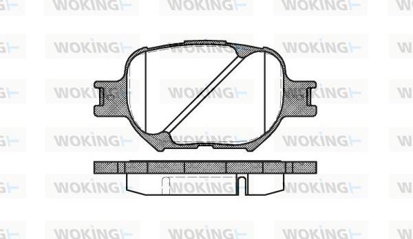 Woking P6423.00 - Komplet Pločica, disk-kočnica www.molydon.hr