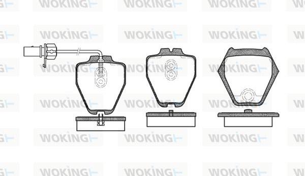 Woking P6523.02 - Komplet Pločica, disk-kočnica www.molydon.hr