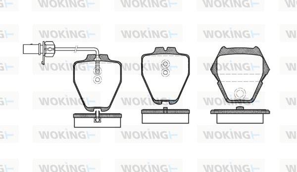 Woking P6523.22 - Komplet Pločica, disk-kočnica www.molydon.hr