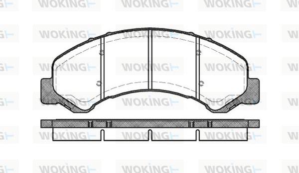 Woking P6633.00 - Komplet Pločica, disk-kočnica www.molydon.hr