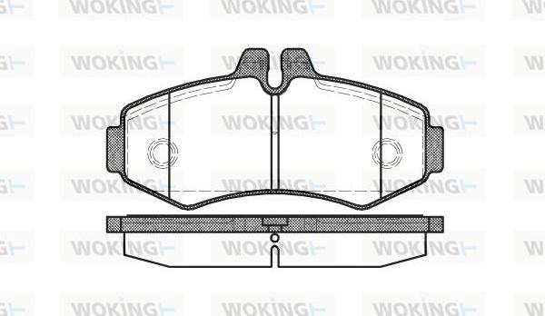 Woking P6013.00 - Komplet Pločica, disk-kočnica www.molydon.hr