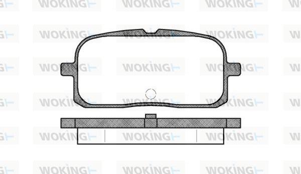 Woking P6153.00 - Komplet Pločica, disk-kočnica www.molydon.hr