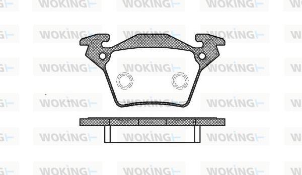 Woking P6173.00 - Komplet Pločica, disk-kočnica www.molydon.hr