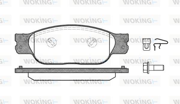 Woking P6313.10 - Komplet Pločica, disk-kočnica www.molydon.hr