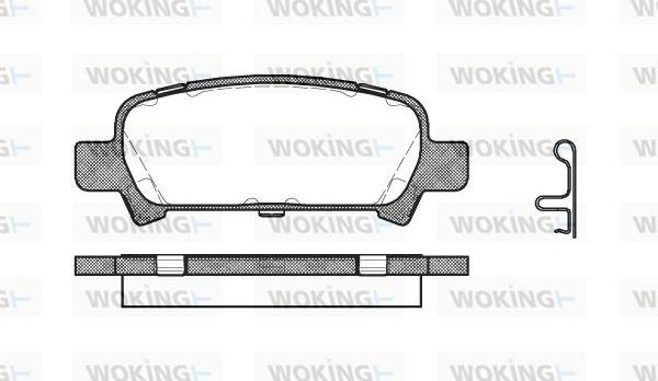 Woking P6293.02 - Komplet Pločica, disk-kočnica www.molydon.hr