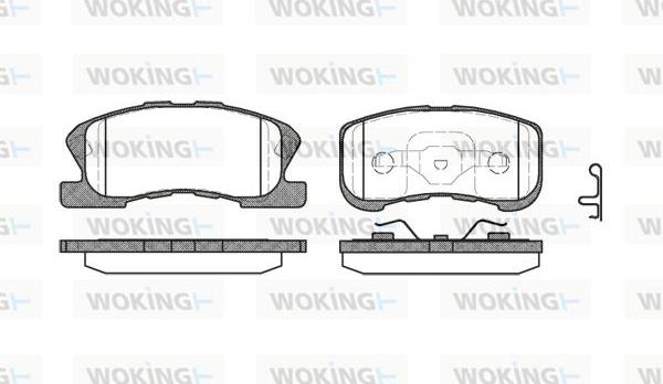 Woking P6203.02 - Komplet Pločica, disk-kočnica www.molydon.hr