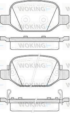 Woking P6273.52 - Komplet Pločica, disk-kočnica www.molydon.hr