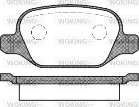 Woking P6273.10 - Komplet Pločica, disk-kočnica www.molydon.hr