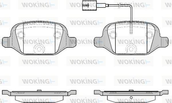 Woking P6273.12 - Komplet Pločica, disk-kočnica www.molydon.hr