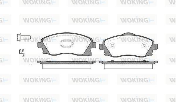 Woking P6743.02 - Komplet Pločica, disk-kočnica www.molydon.hr