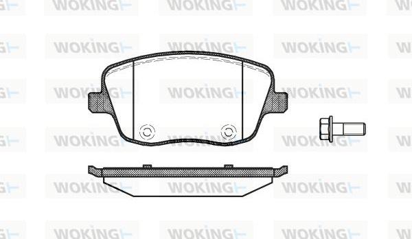 Woking P6753.00 - Komplet Pločica, disk-kočnica www.molydon.hr