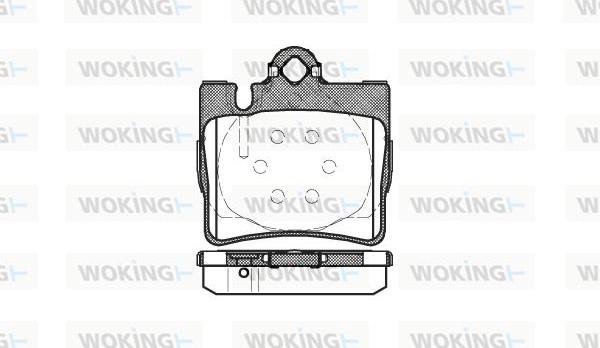 Woking P6703.00 - Komplet Pločica, disk-kočnica www.molydon.hr