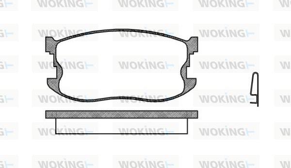 Woking P0983.04 - Komplet Pločica, disk-kočnica www.molydon.hr