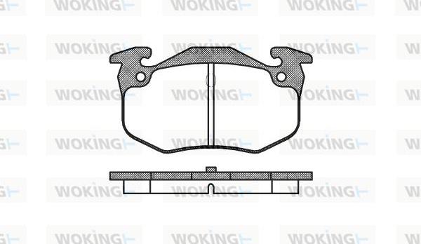 Woking P0443.60 - Komplet Pločica, disk-kočnica www.molydon.hr