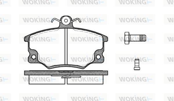 Woking P0463.62 - Komplet Pločica, disk-kočnica www.molydon.hr