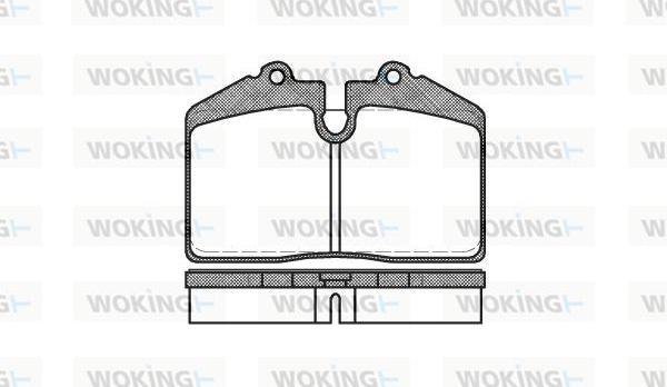 Woking P0403.50 - Komplet Pločica, disk-kočnica www.molydon.hr