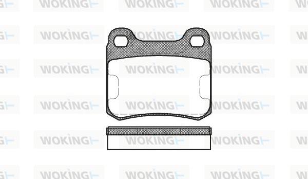 Woking P0573.00 - Komplet Pločica, disk-kočnica www.molydon.hr