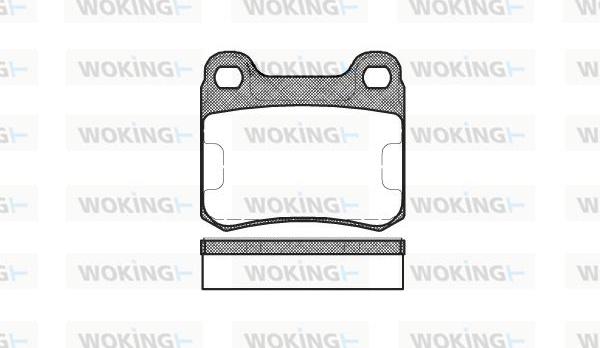 Woking P0573.10 - Komplet Pločica, disk-kočnica www.molydon.hr