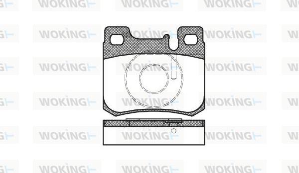 Woking P0573.20 - Komplet Pločica, disk-kočnica www.molydon.hr