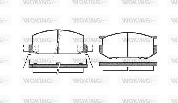 Woking P0093.22 - Komplet Pločica, disk-kočnica www.molydon.hr