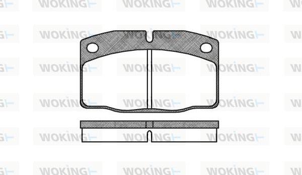 Woking P0013.00 - Komplet Pločica, disk-kočnica www.molydon.hr