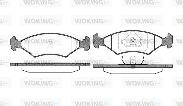 Woking P0193.15 - Komplet Pločica, disk-kočnica www.molydon.hr