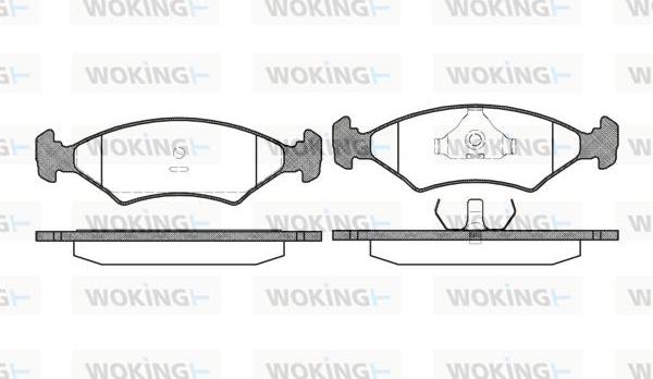 Woking P0193.20 - Komplet Pločica, disk-kočnica www.molydon.hr