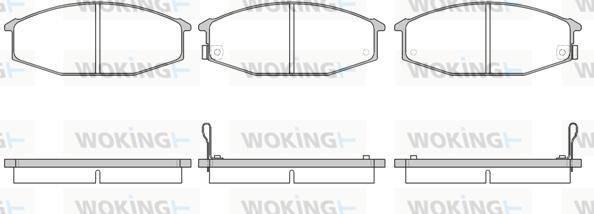 Woking P0153.02 - Komplet Pločica, disk-kočnica www.molydon.hr