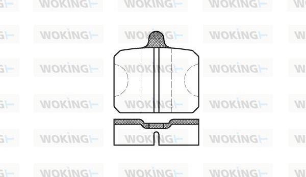 Woking P0183.00 - Komplet Pločica, disk-kočnica www.molydon.hr