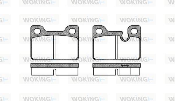 Woking P0133.00 - Komplet Pločica, disk-kočnica www.molydon.hr