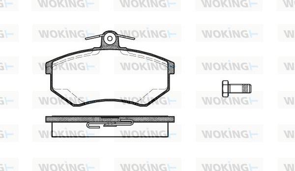 Woking P0343.20 - Komplet Pločica, disk-kočnica www.molydon.hr