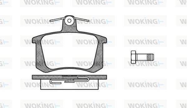 Woking P0353.20 - Komplet Pločica, disk-kočnica www.molydon.hr