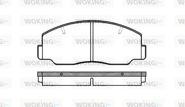 Woking P0373.00 - Komplet Pločica, disk-kočnica www.molydon.hr