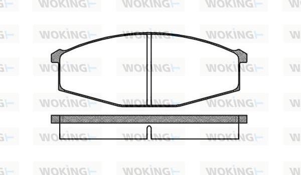 Woking P0293.00 - Komplet Pločica, disk-kočnica www.molydon.hr