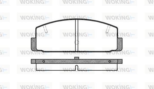 Woking P0793.20 - Komplet Pločica, disk-kočnica www.molydon.hr