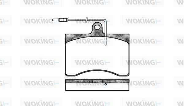 Woking P1903.04 - Komplet Pločica, disk-kočnica www.molydon.hr