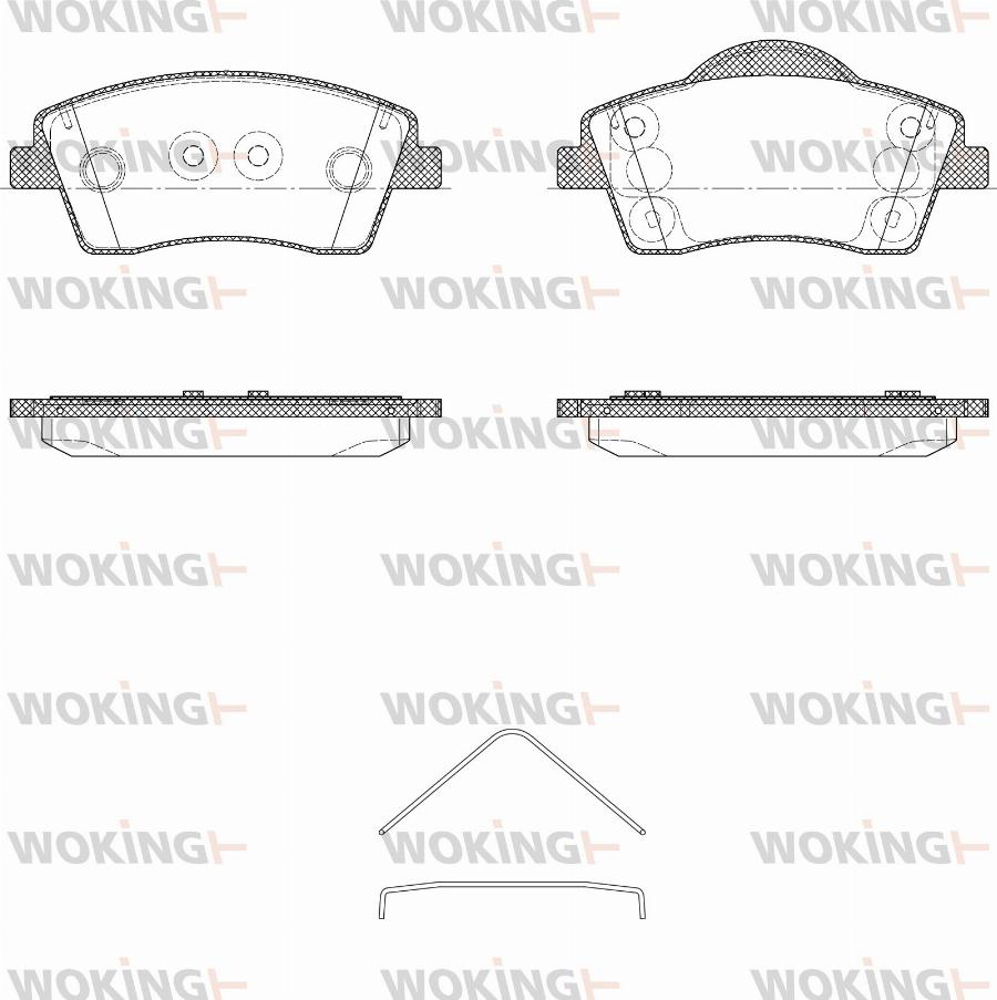 Woking P19183.00 - Komplet Pločica, disk-kočnica www.molydon.hr